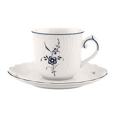 Villeroy & Boch Old Luxem 咖啡杯 + 碟套裝, 混色, 1套