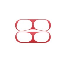 비쉐르 에어팟 프로 18K 도금 철가루 방지 스티커, 레드