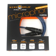 와이어월드 Oasis 마이크 아날로그 패치 케이블 XLR-XLR 2m, 혼합 색상