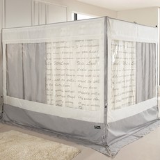 ALTTEURI 柔軟方形窗簾式保暖帳篷 + 窗簾 + 雙線框架套組