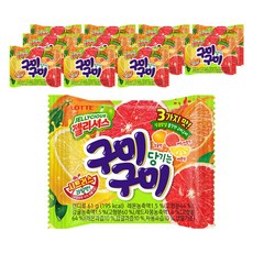 LOTTE 樂天 綜合水果QQ軟糖, 61g, 12包