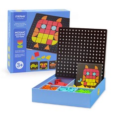 mideer 알록달록 모자이크 그림만들기 퍼즐, 1개, 150피스