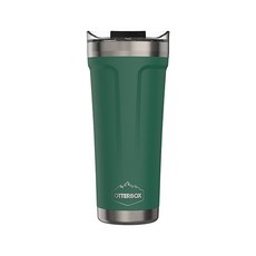 OTTERBOX Elevation 20掀蓋式不鏽鋼保溫隨行杯 細長款, 綠色, 591ml