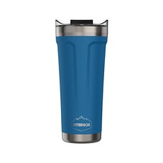 OTTERBOX Elevation 20掀蓋式不鏽鋼保溫隨行杯 細長款, 藍色, 591ml
