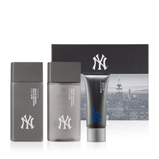 MLBGROO Yankees Blonde 保濕套組, 爽膚水 150ml + 乳液 150ml + 潔面泡沫 30ml, 1套