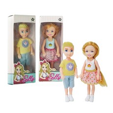 샐리인형 소년 + 소녀 마론인형세트, 랜덤 발송, 1개