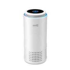 ziniQ 車用USD充電LED空氣淨化器, ZQ-AIR100（白色）