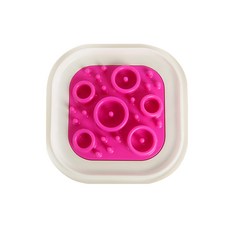 펫트롱 슬로우 반려 동물 식기, 핑크, 1개