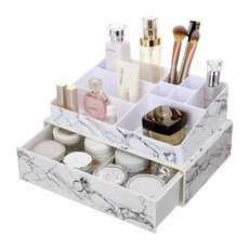 Hello Living 大理石紋抽屜盒+9格多功能收納盒, 1套