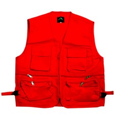 Workman工業用新款TC工作背心 紅色, 1個