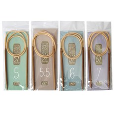 brand yarn 竹製輪針4件組, 1組