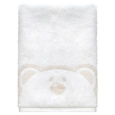 DURI 竹纖維浴巾, 白色, 1入