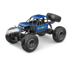 EasyWheel 오프로드 4륜 구동 몬스터트럭 017 무선조종 초급용 RC카, 블루, 1개