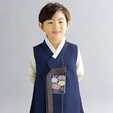 geumdong hanbok 男童藍色菊花補韓服 AM080 + 福袋套裝
