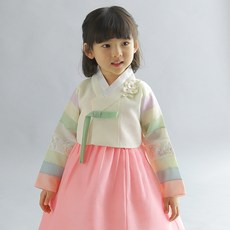 geumdong hanbok 女童用 女雛菊彩條韓服 AW085 + 福袋套裝