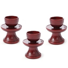 Namwonmoggi 名品南原 工藝 韓國產 南原 文物 榿木酒杯杯架 2入, 3套