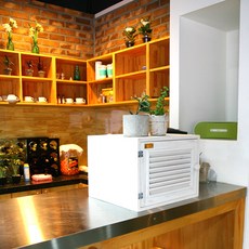 바네스데코 소나무 루바 공간박스, white, 1개