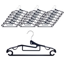 LIVING HAPPY 防滑衣架, 白色, 45入