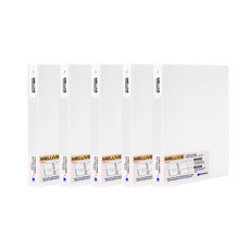 희망사무포인트 멜리브 O링 바인더 3공, 크림, 5개