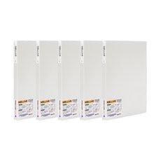 蜜莉芙 雙層透明文件夾 20頁, 奶油色, 5個