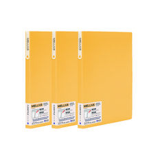 Melliv 資料夾 40頁, 黃色, 3個