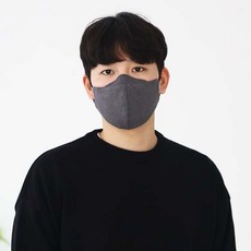 Premium Light奈米過濾時尚口罩 L, 1個, 高級灰