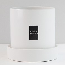 Garden in the City 現代高腳花盆, 白色, 1個