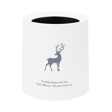 簡約風格桌上型垃圾桶 Mini, 白色的, 1個