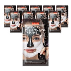 PUREDERM 泥膜 黑色+白色, 1件, 10個