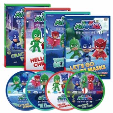 출동 파자마 삼총사 1집 4종세트 PJ Masks, 4CD