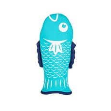 Kikeriland烤魚手套 OM01, 藍色, 1個