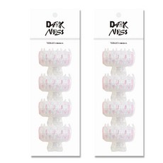 Darkness 加熱髮捲4入組, 混色, 2套