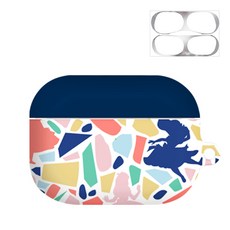 ALiCE IN WONDERLaND 愛麗絲夢遊仙境Odd AirPods Pro 保護殼+防鐵粉貼紙, 單品, 愛麗絲色塊剪影款