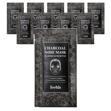 Feelxo 竹炭深層清潔鼻貼, 1件, 10個