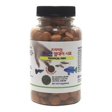 YB 프리미엄 피쉬탭 열대어 사료, 170g, 1개