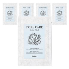 Feelxo 毛孔護理蓮花面膜, 1件, 5個