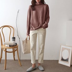 보리맘 소트트 니트 임산부 폴라티 M747