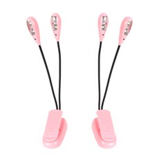 북라이트 2 Head 4 LED 조명 2p, 핑크