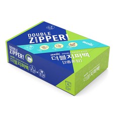 Cleanson 雙層夾鏈袋 混合 20 x 25 cm 50入 + 25 x 30 cm 50入, 100入, 1個