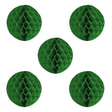 WOW PARTY KOREA 蜂巢球天花板裝飾 5入, 深綠色