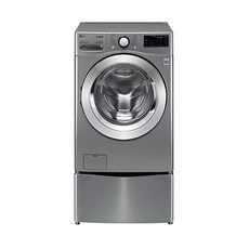 LG전자 트윈워시 드럼세탁기 21kg 방문설치, F21VDATM, 스테인리스 실버