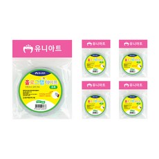 Uniart 雷射膠帶, 綠色, 5個