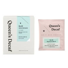 Queens Decaf招牌配方濾掛咖啡, 10g, 7個, 1盒