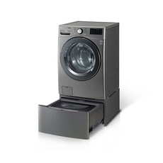 트롬 트윈워시 드럼세탁기 F18VDUM 18kg 방문설치, F18VDU, F4VC, 모던 스테인리스