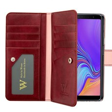 Wcase Woojin International Black Label 雙面錢包手機殼 + 手腕帶