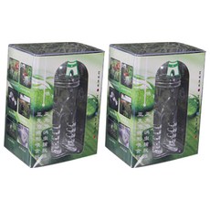 워킹팜 바지 모양 생먹이용 아크릴 피딩 시스템 + 덮개, 2세트