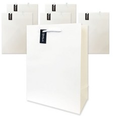 솔로몬샵 2000 도로시 종이 쇼핑백 6p, 흰색, 6개