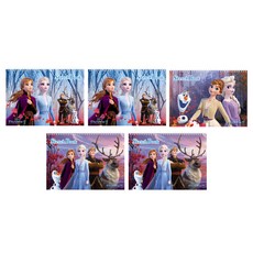 희망노트사 New 겨울왕국2 스케치북 랜덤 발송 5p, 250 x 345 mm, 17매, 5개