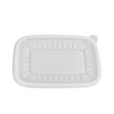 엠브이팩 PP사각용기 죽용기 뚜껑, 500개