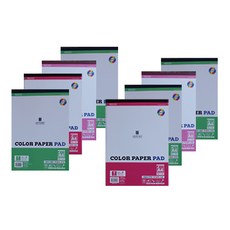 OXFORD A4彩色紙本, 隨機出貨, 8個
